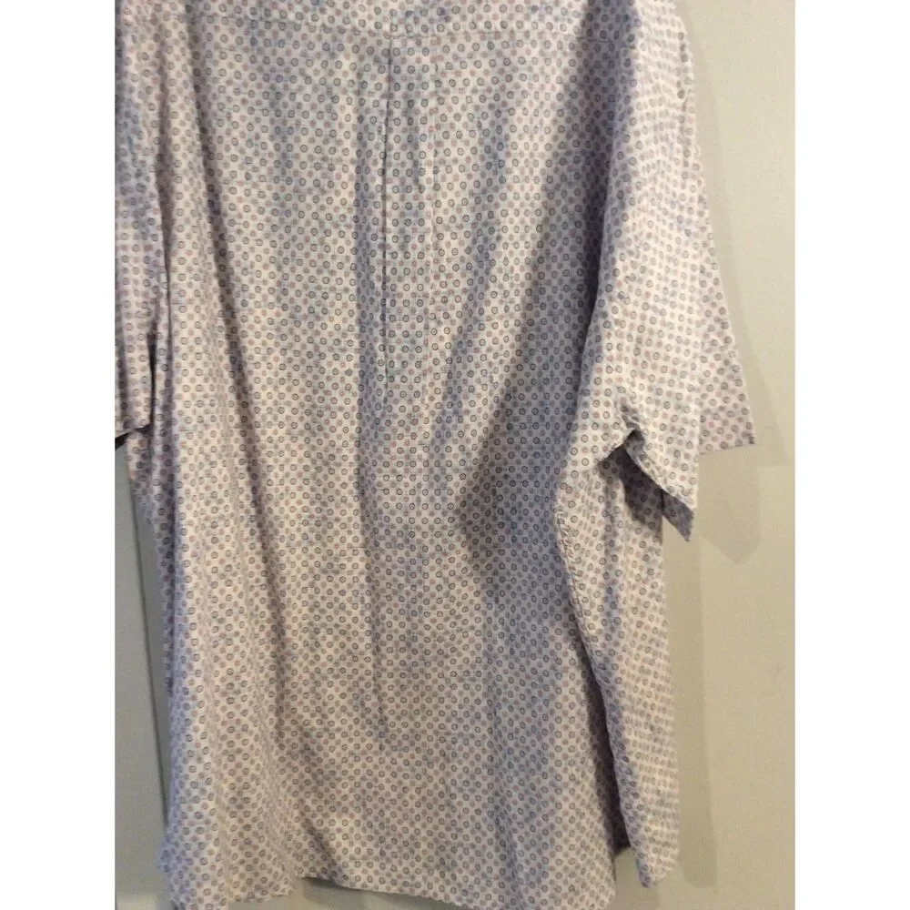 Johnnie O Top Shelf XXL mens print button down shirt short sleeve
